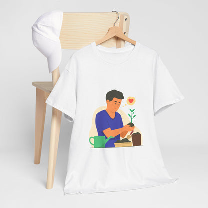 Unisex Heavy Cotton Plant Lover T-Shirt - Floral Gardening Gift for Nature Enthusiasts - Toddcraft