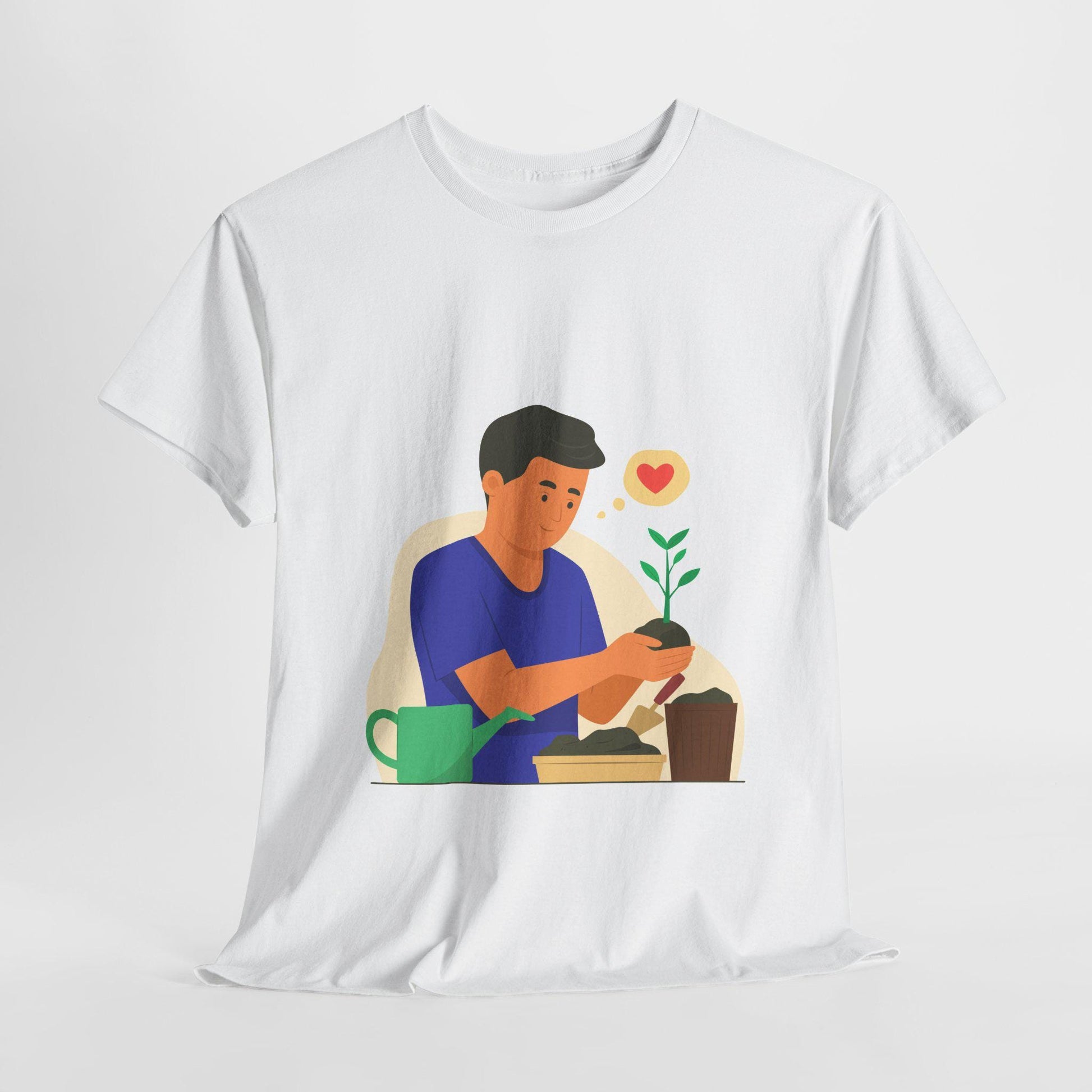 Unisex Heavy Cotton Plant Lover T-Shirt - Floral Gardening Gift for Nature Enthusiasts - Toddcraft