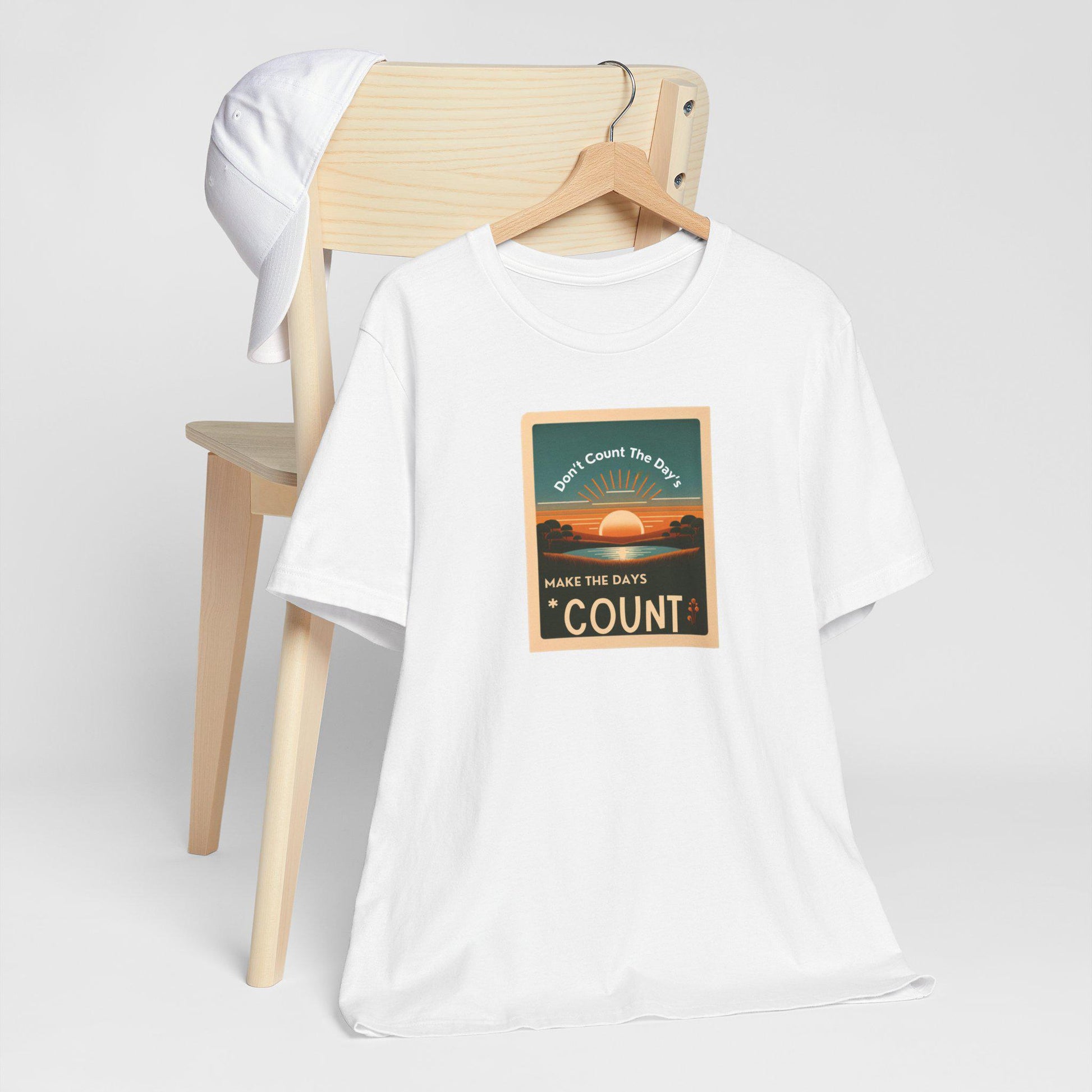 Inspirational Tee Don't Count the Days Make the Days Count Shirt Unisex Motivational Muhammad Ali Boxing Quote Short Sleeve - Toddcraft