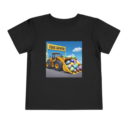 Easter Excavator T-Shirt: Cute Spring Construction Tee for Toddlers & Kids - Toddcraft