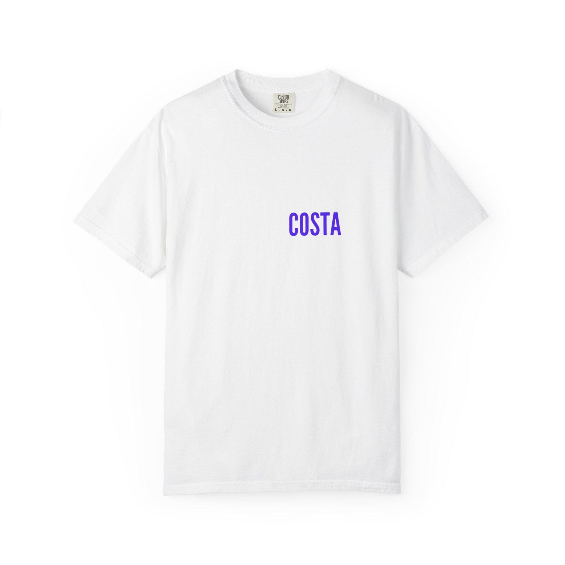 Costa Del Mar Fishing Tee Unisex Garment-Dyed Short Sleeve T-Shirt Mens Topwater Shirt Gift for Beach Bums & Travelers - Toddcraft