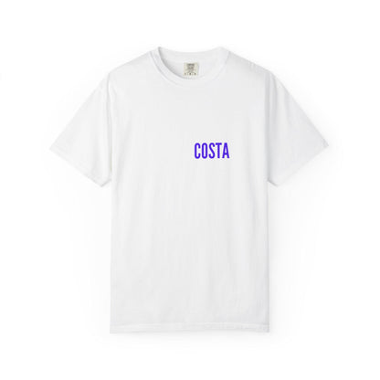 Costa Del Mar Fishing Tee Unisex Garment-Dyed Short Sleeve T-Shirt Mens Topwater Shirt Gift for Beach Bums & Travelers - Toddcraft