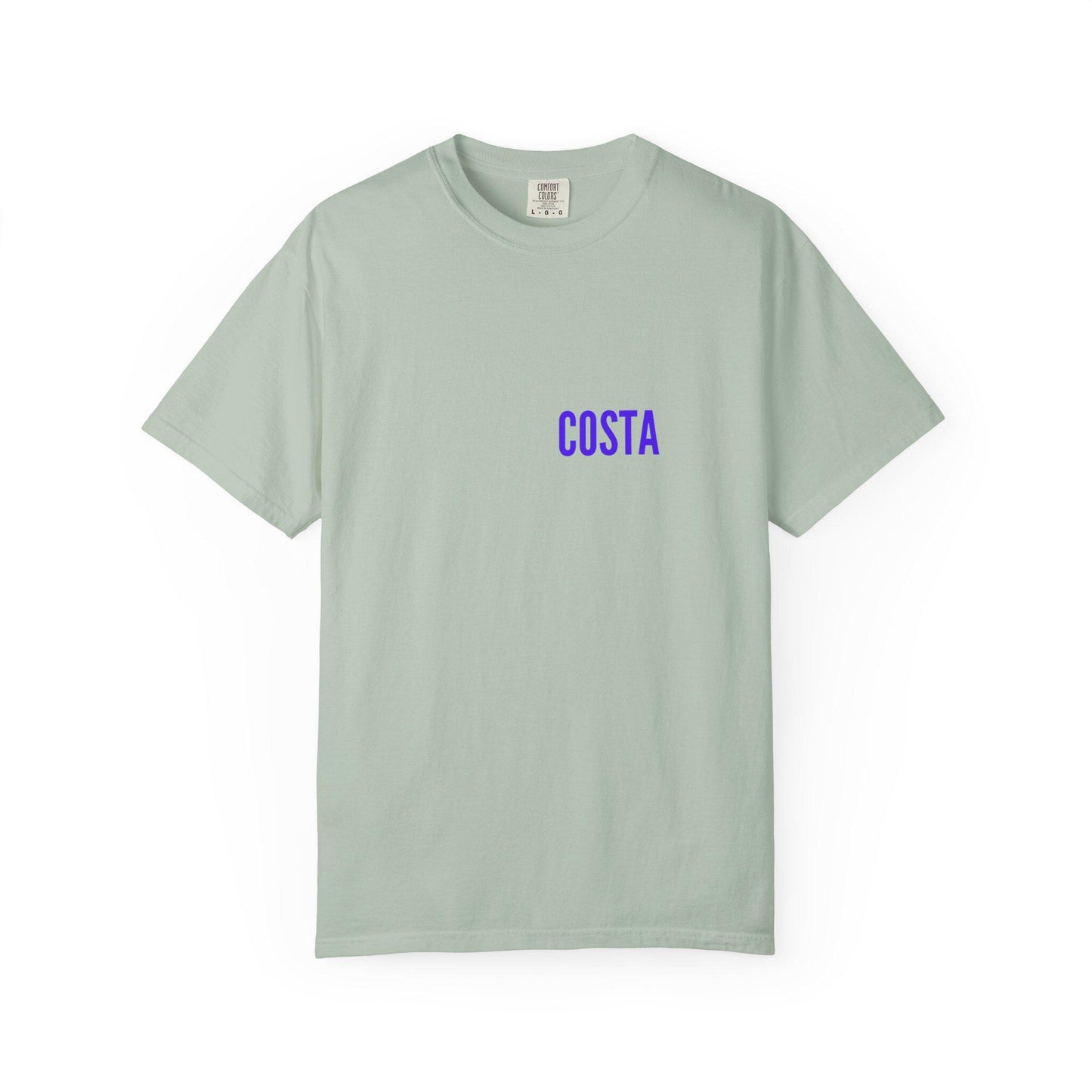 Costa Del Mar Fishing Tee Unisex Garment-Dyed Short Sleeve T-Shirt Mens Topwater Shirt Gift for Beach Bums & Travelers - Toddcraft