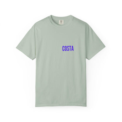 Costa Del Mar Fishing Tee Unisex Garment-Dyed Short Sleeve T-Shirt Mens Topwater Shirt Gift for Beach Bums & Travelers - Toddcraft