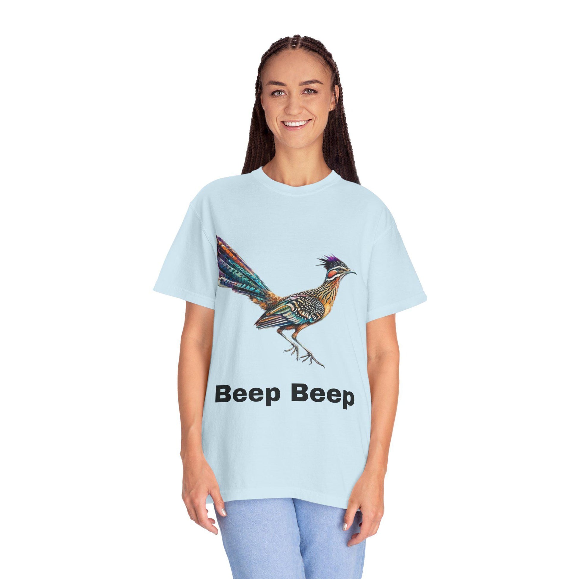 Road Runner Graphic T-Shirt Unisex Garment-Dyed AZ Desert Style Casual Tee - Toddcraft
