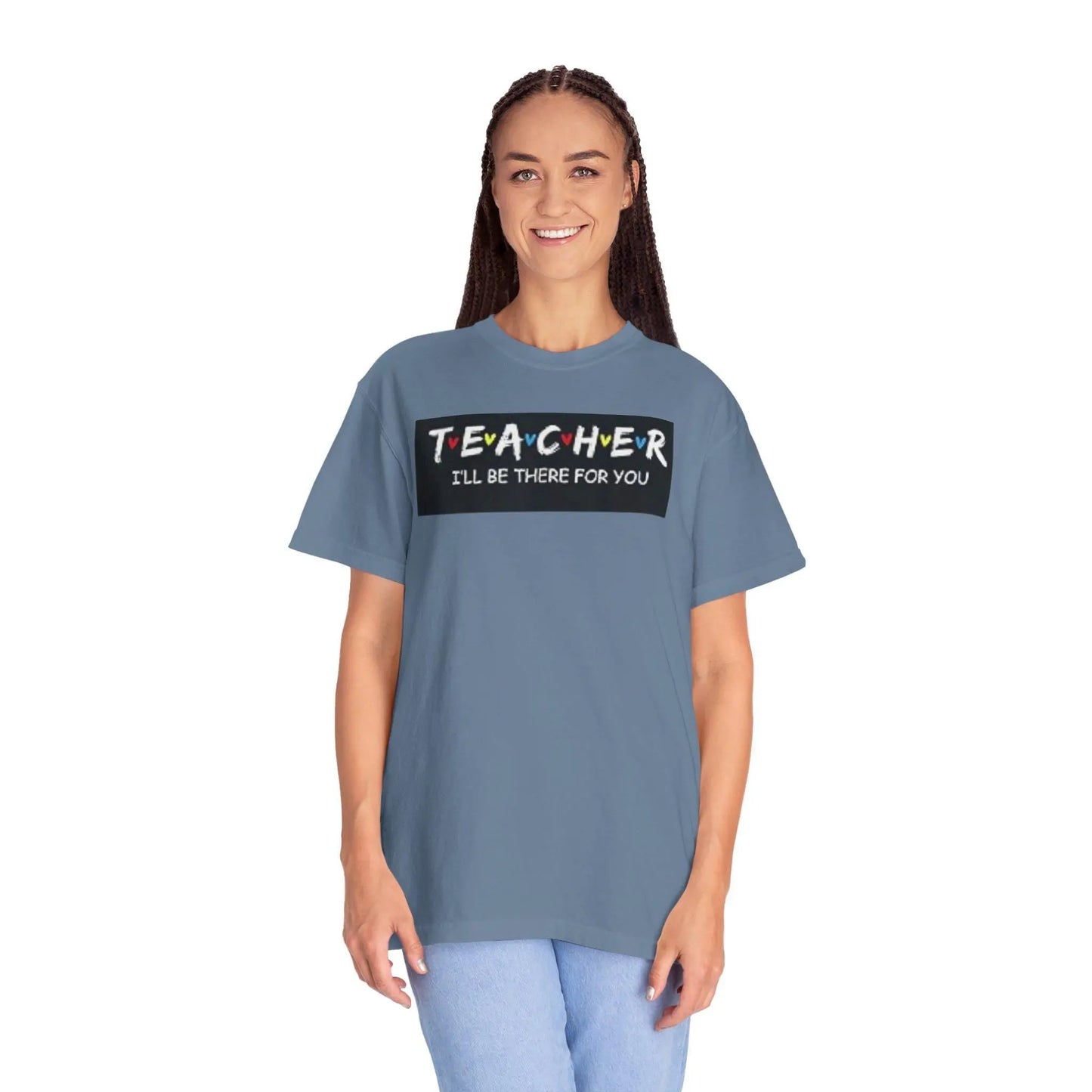 Teacher T-Shirt Unisex Garment-Dyed Compassion Tee Gift for Teacher Most Important Job in the World - Toddcraft