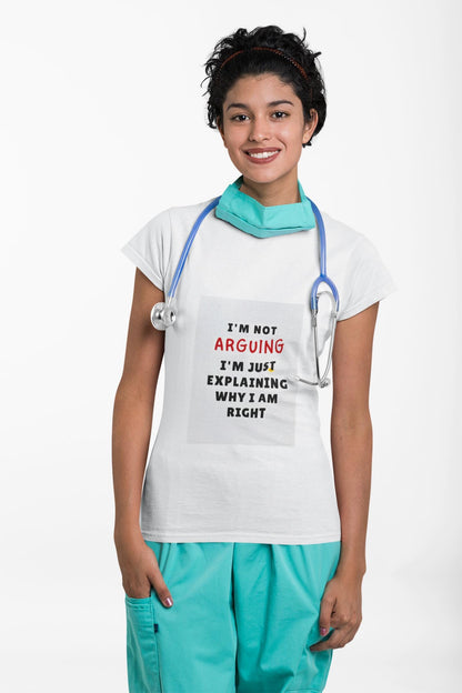 Funny Unisex Garment-Dyed Tank Top  I'm Not Arguing T-Shirt, Great Gift for Family & Friends - Toddcraft