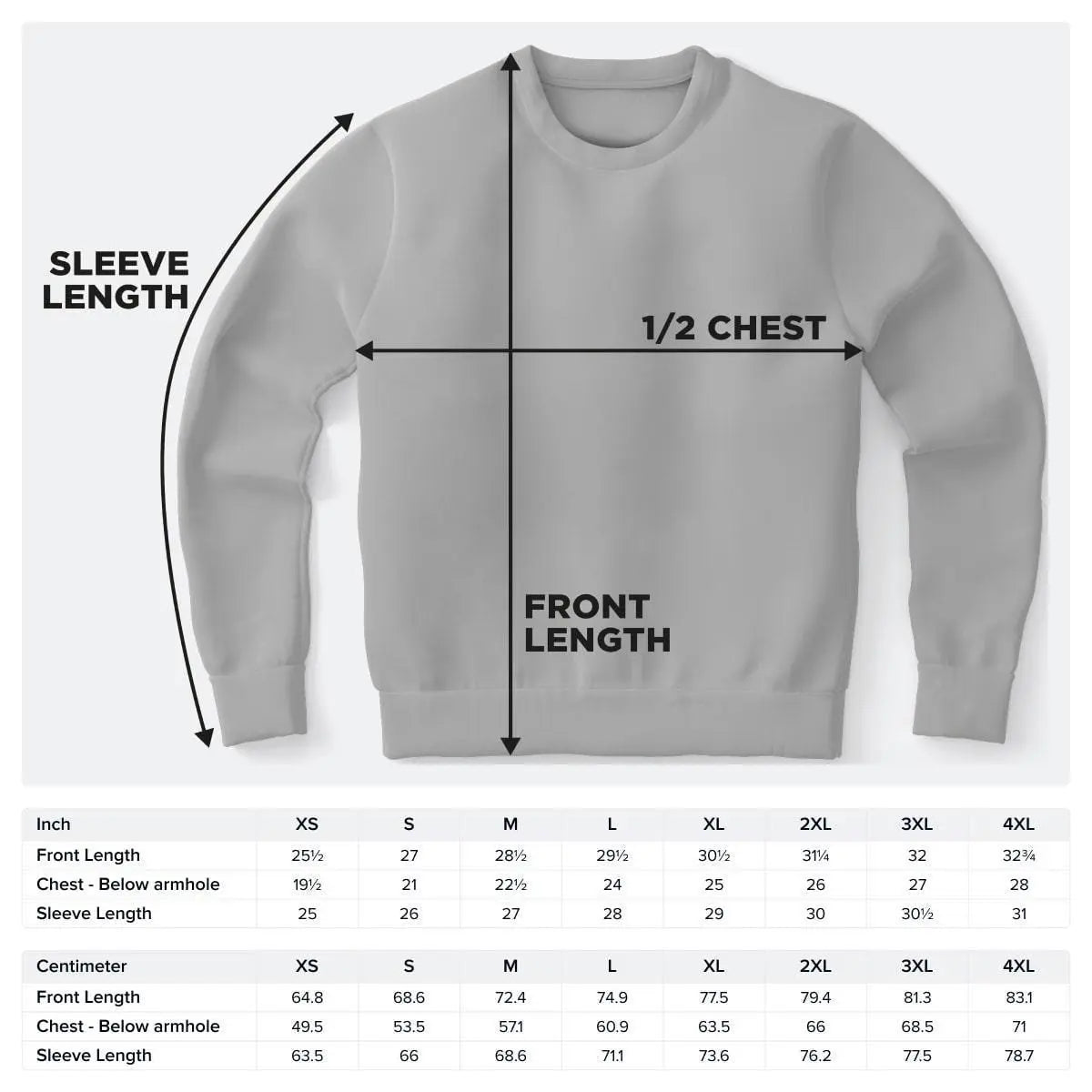 Athletic Sweatshirt Christmas Colors AOP Large Chipmunk Design Holiday Gift Family Athletic Wear - Toddcraft