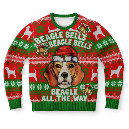 Beagle Bells Christmas Sweatshirt - Family Group Holiday Gift for Mom, Dad & Beagle Lovers - Toddcraft