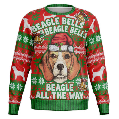 Beagle Bells Christmas Sweatshirt - Family Group Holiday Gift for Mom, Dad & Beagle Lovers - Toddcraft