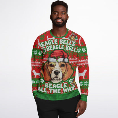 Beagle Bells Christmas Sweatshirt - Family Group Holiday Gift for Mom, Dad & Beagle Lovers - Toddcraft