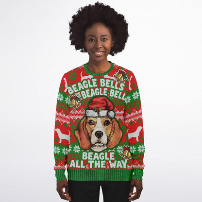 Beagle Bells Christmas Sweatshirt - Family Group Holiday Gift for Mom, Dad & Beagle Lovers - Toddcraft