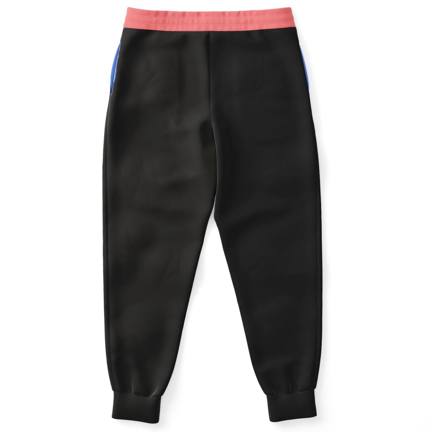 Black Artistic Joggers Sweatpants, Vibrant All-Over Print, Unique Comfortable Casual Pants for Men & Women - Toddcraft