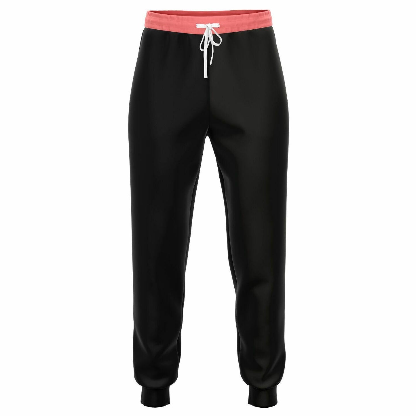 Black Artistic Joggers Sweatpants, Vibrant All-Over Print, Unique Comfortable Casual Pants for Men & Women - Toddcraft