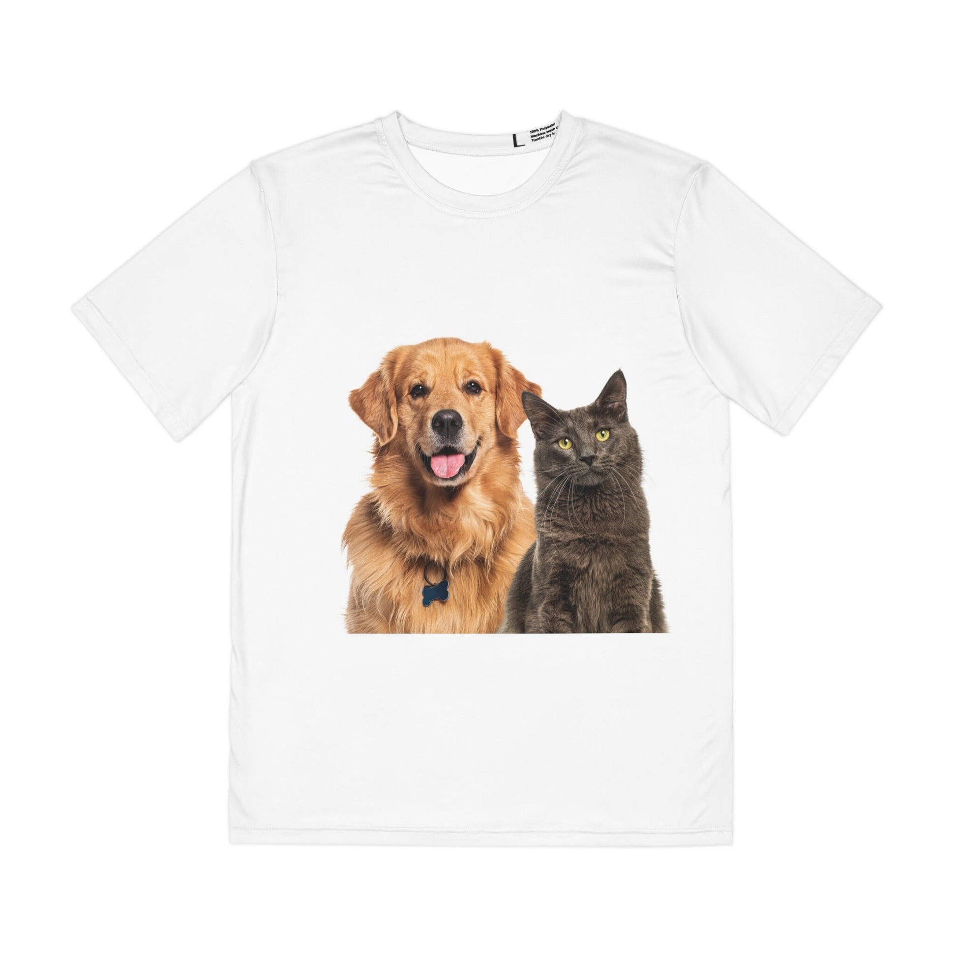 Dog Cat Men Tee - Father's Day Gift Shirt for Dad, Animal Lover T-Shirt, Cute Pet Lover Dad Tee - Toddcraft