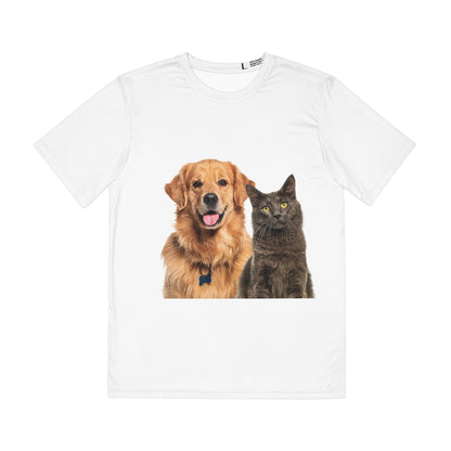 Dog Cat Men Tee - Father's Day Gift Shirt for Dad, Animal Lover T-Shirt, Cute Pet Lover Dad Tee - Toddcraft