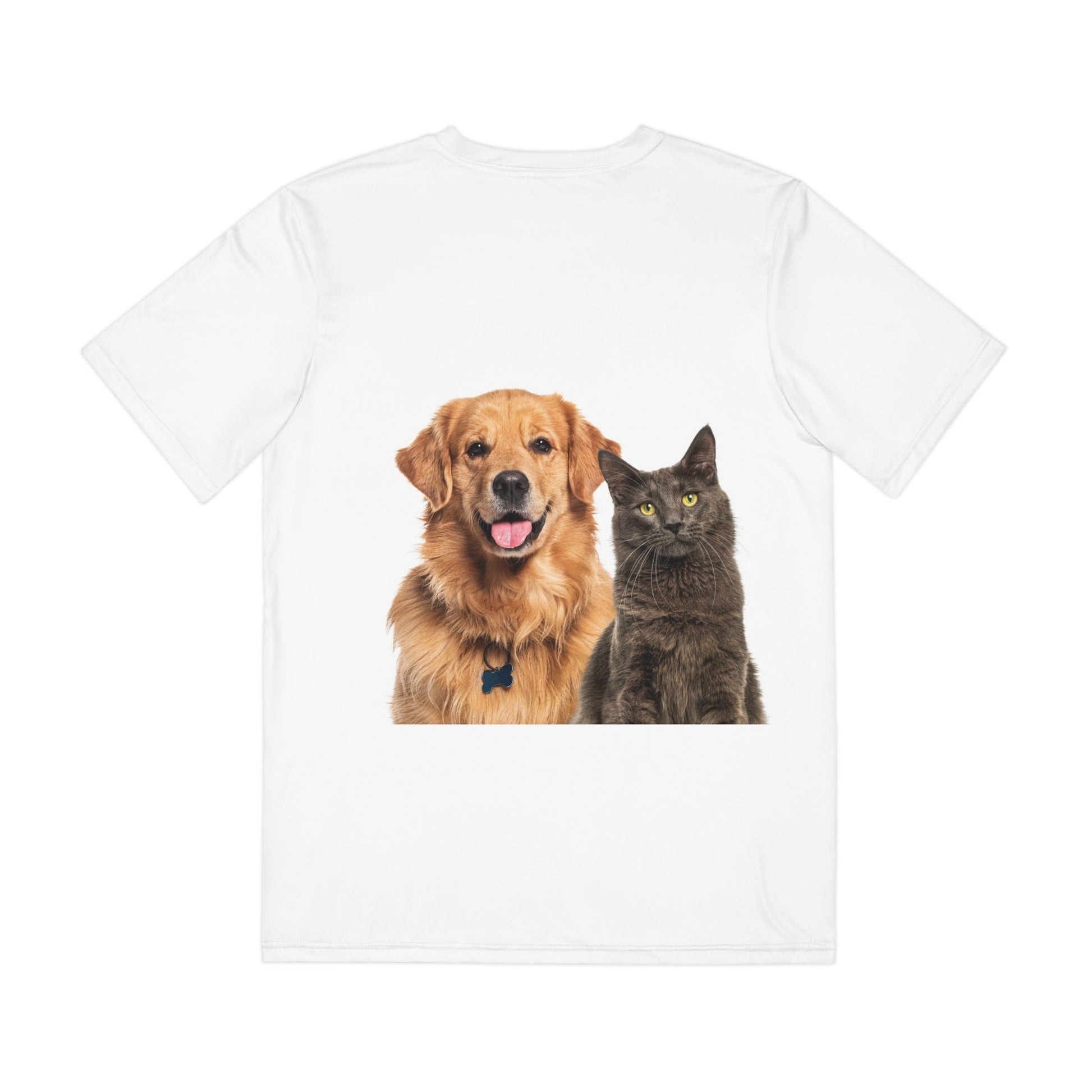 Dog Cat Men Tee - Father's Day Gift Shirt for Dad, Animal Lover T-Shirt, Cute Pet Lover Dad Tee - Toddcraft