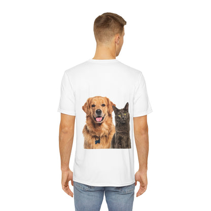 Dog Cat Men Tee - Father's Day Gift Shirt for Dad, Animal Lover T-Shirt, Cute Pet Lover Dad Tee - Toddcraft