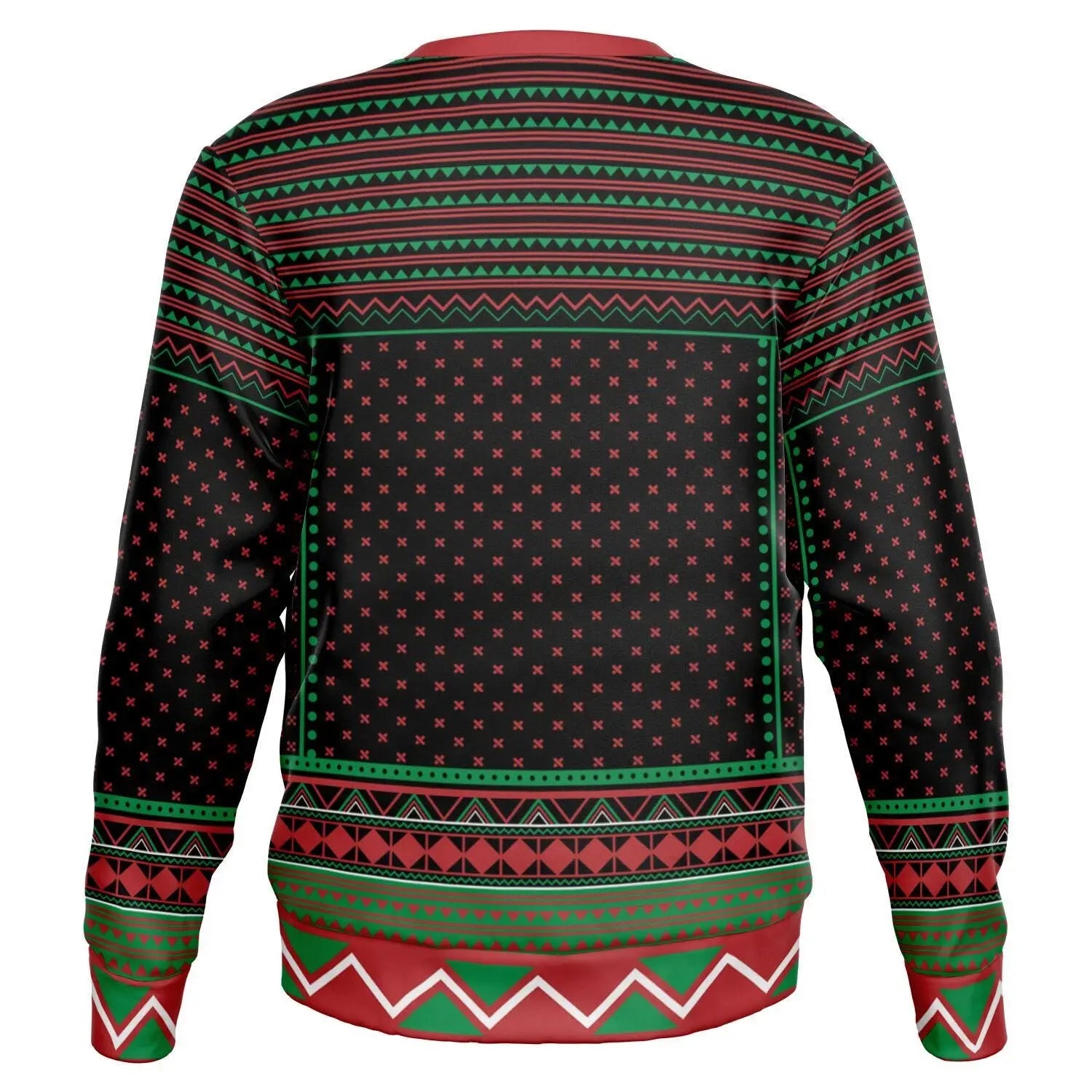 Naughty Dear Santa Sweatshirt Funny Colorful Christmas Gift for Family Holiday Subliminal Design Cozy Xmas Top - Toddcraft