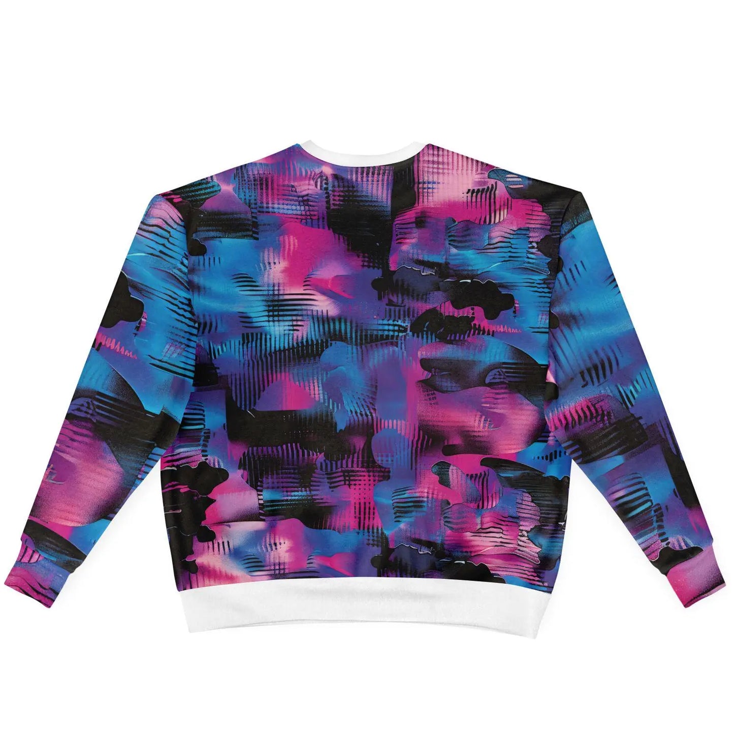 Oversized Subliminal Bright Colors Sweatshirt Heavyweight AOP Urban Streetwear Unisex Bold Graphic Pullover for Fashion Love - Toddcraft