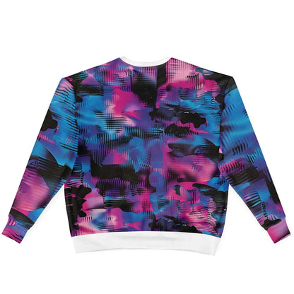 Oversized Subliminal Bright Colors Sweatshirt Heavyweight AOP Urban Streetwear Unisex Bold Graphic Pullover for Fashion Love - Toddcraft