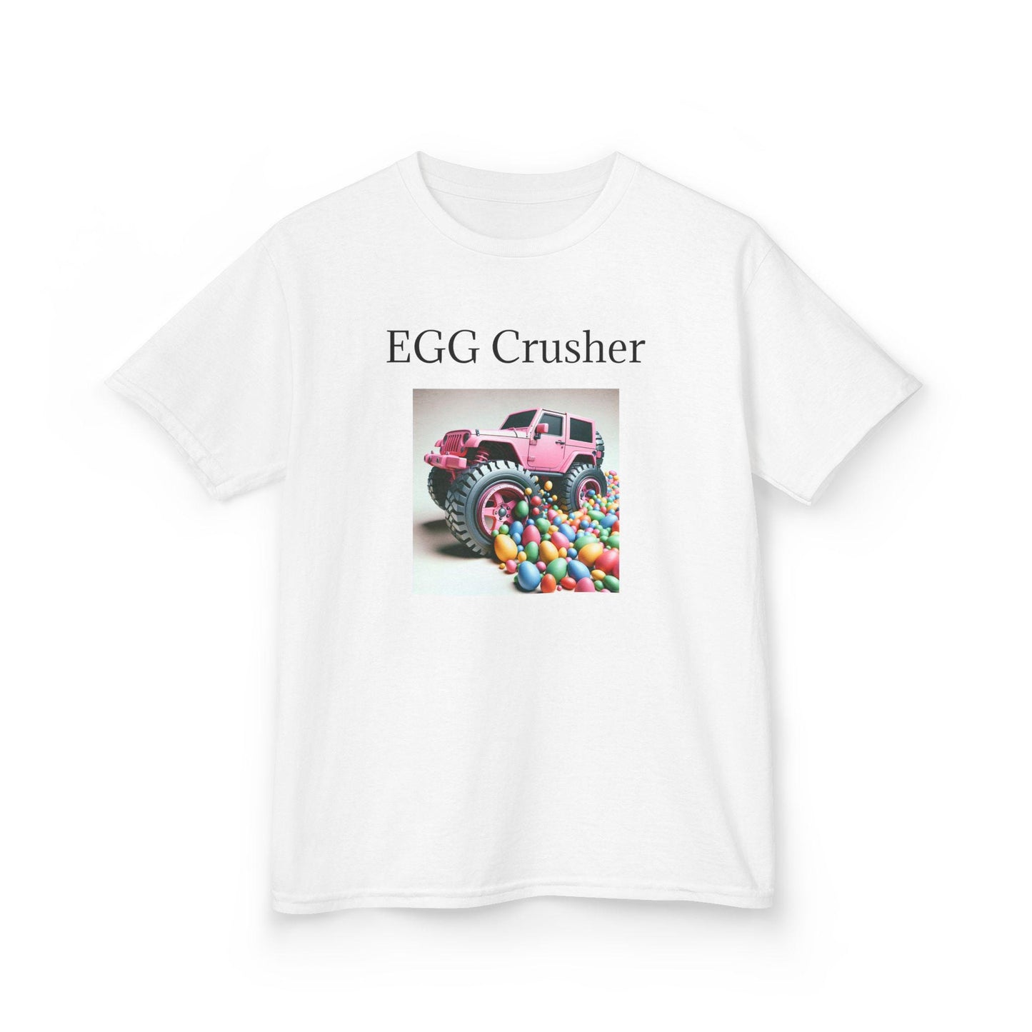 Playful Egg Crusher T-Shirt for Kids: Soft Cotton Tee for Young Food Enthusiasts - Toddcraft