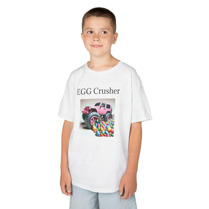 Playful Egg Crusher T-Shirt for Kids: Soft Cotton Tee for Young Food Enthusiasts - Toddcraft