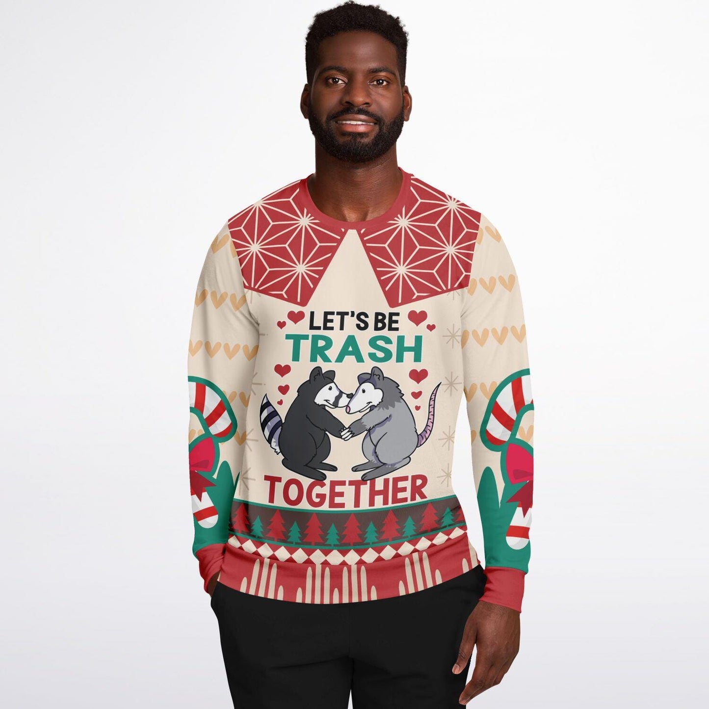 Possum Couples Sweatshirt - Cute Let's Be Trash Together Matching Hoodie, Animal Lover Gift, Cozy Couple Pullover, Fun Wildlife Design - Toddcraft