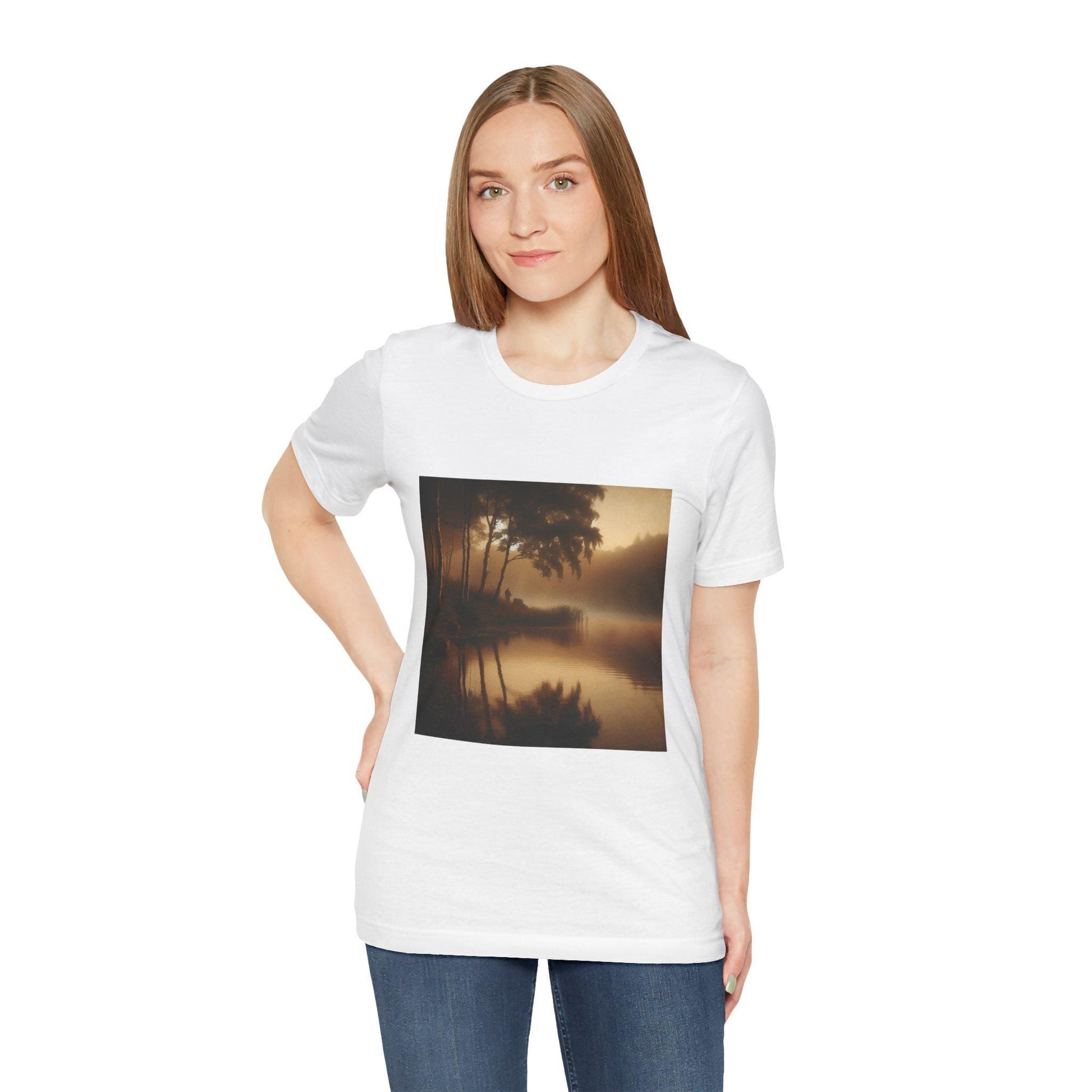 Serene Nature Tee - Tranquil Landscape T-Shirt, Perfect for Outdoor Lovers, Nature Photography Shirt, Unisex Graphic Top, Gift for Nature - Toddcraft