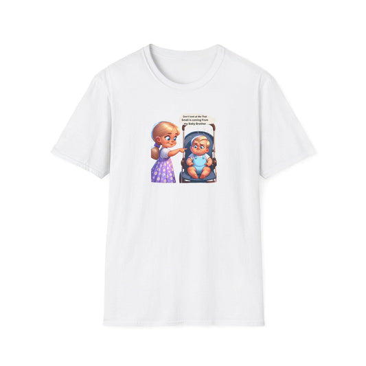 Funny Toddler Shirt  Don't Look at Me That Smell Is My Baby Brother  Big Sister Little Brother Gift, Baby Sibling Humor Tee - Toddcraft