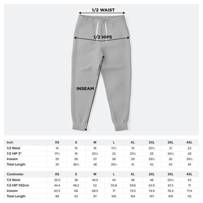 Urban Athletic Joggers Men Women  Comfy All Over Print Sweatpants, Streetwear Track Pants for Gym & Sportswear - Toddcraft