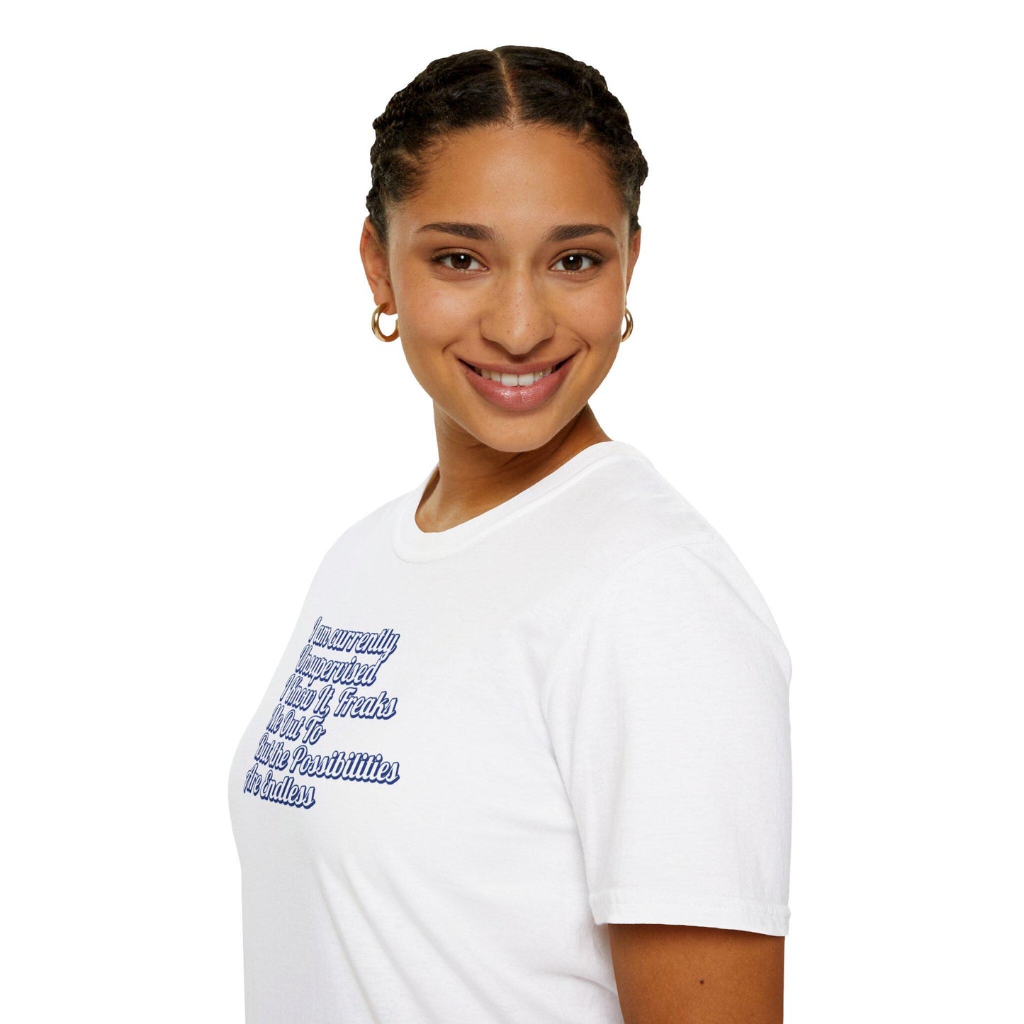 Men's Funny "I Am Currently Unsupervised" T-Shirt  Hilarious Gift for Him, Birthday Shirt, Unisex Softstyle Tee - Toddcraft