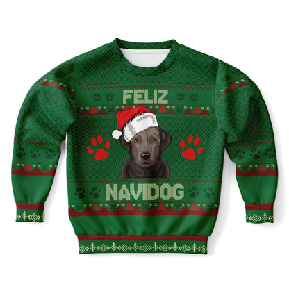 Labrador Christmas Shirt Feliz Navidog Merry Christmas Dog Lover Holiday Gift for Pet Owners Seasonal Spirit Tee - Toddcraft