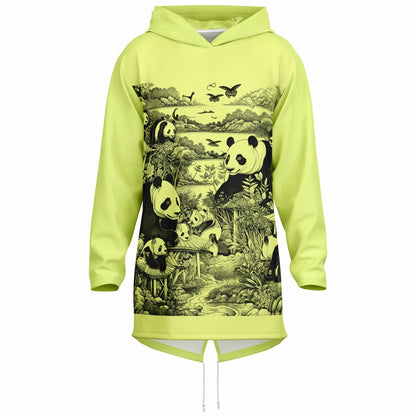 Heavyweight Elongated Hoodie - AOP Panda - Toddcraft