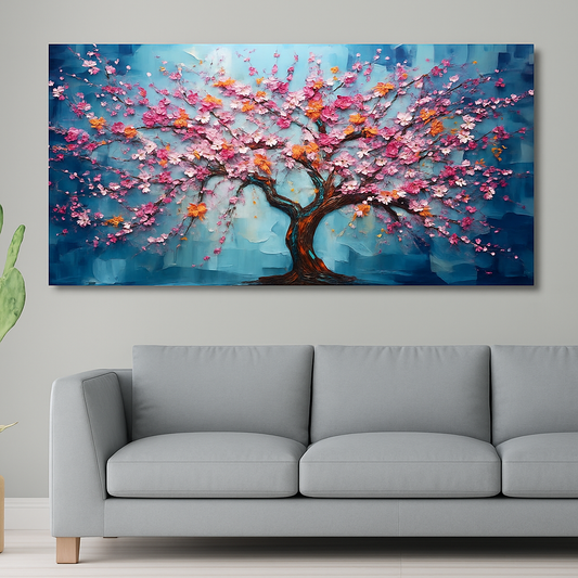 Unframed Rolled Art Print Beautiful Tree Canvas For Home Décor