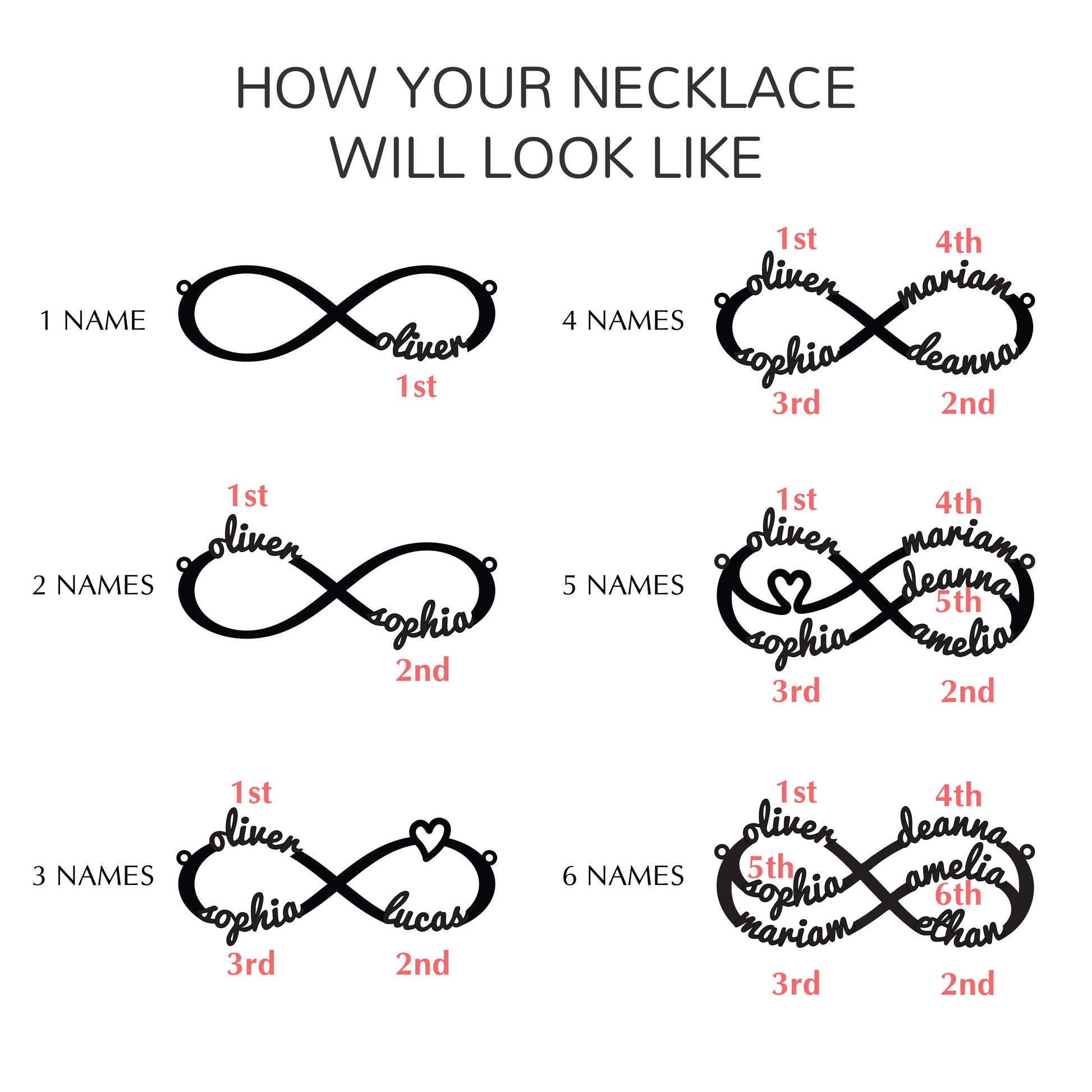 Mom Bracelet With Kids Names, Infinity Bracelet With Names,Mom Jewelry - Toddcraft