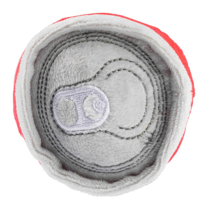 Barkweiser Can Squeaker Dog Toy with plush exterior and hidden squeaker.