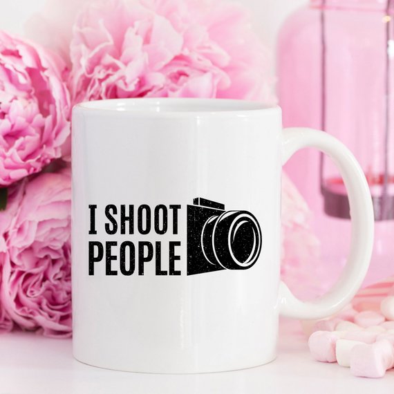 I Shoot People Coffee Mug - Funny Photographer Gift