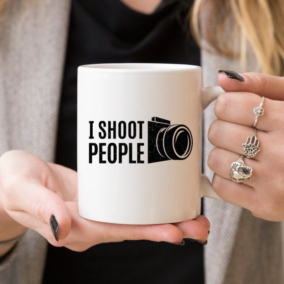 I Shoot People Coffee Mug - Funny Photographer Gift