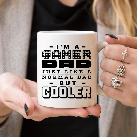I'm A Gamer Dad Mug - Just Like A Normal Dad But Cooler Coffee Cup Gift
