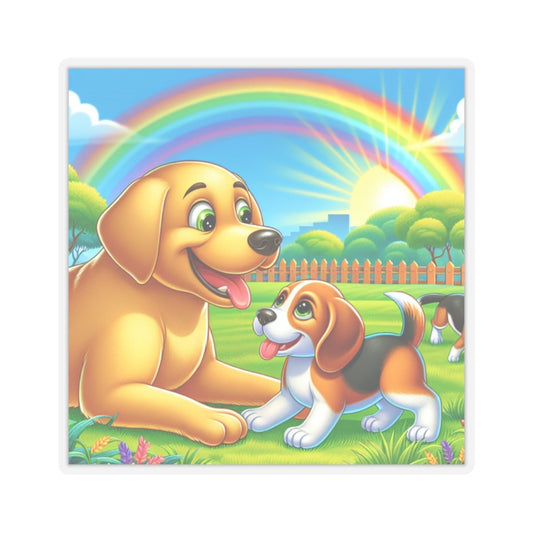 Adorable Dog Kiss-Cut Stickers: Ideal Decor for Laptops, Tumblers & Planners | Perfect Gift for Pet Lovers - Toddcraft