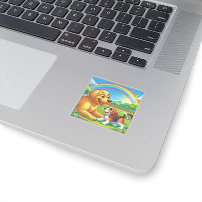 Adorable Dog Kiss-Cut Stickers: Ideal Decor for Laptops, Tumblers & Planners | Perfect Gift for Pet Lovers - Toddcraft
