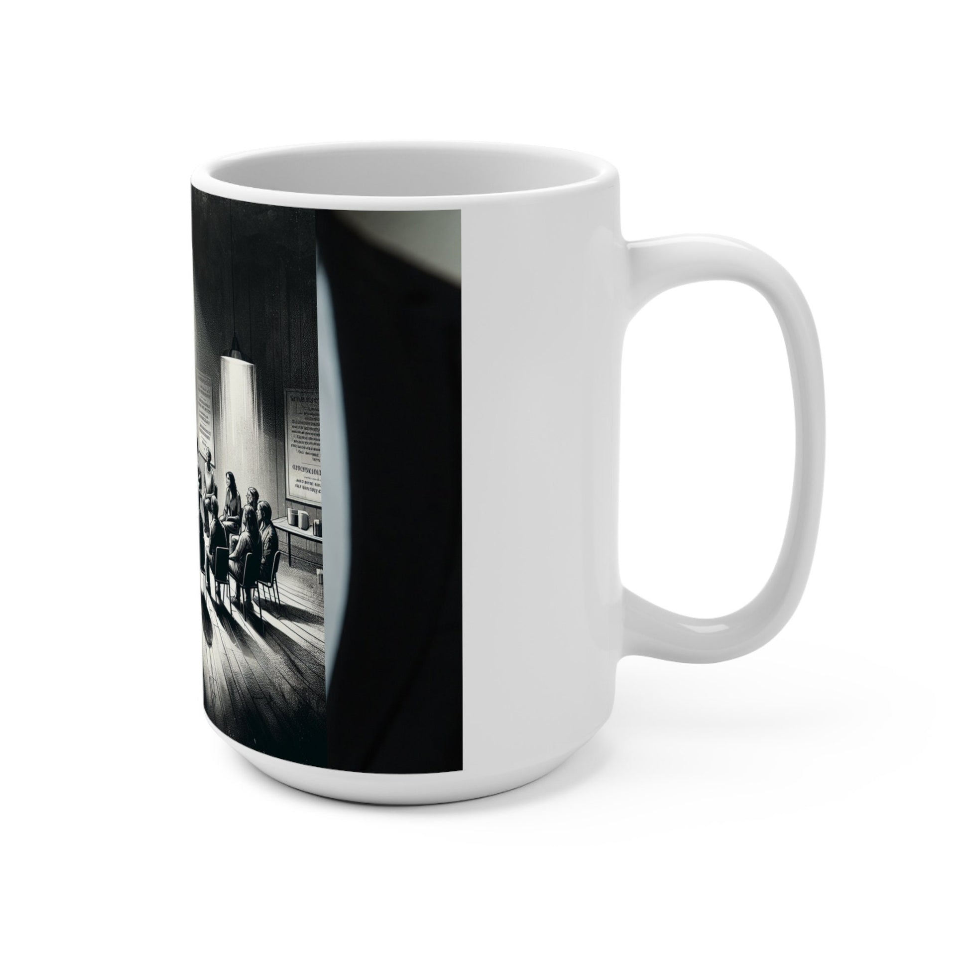 15oz Sobriety Journey Mug | Inspirational AA Recovery Gift with Serenity Quote for Group Meetings - Toddcraft