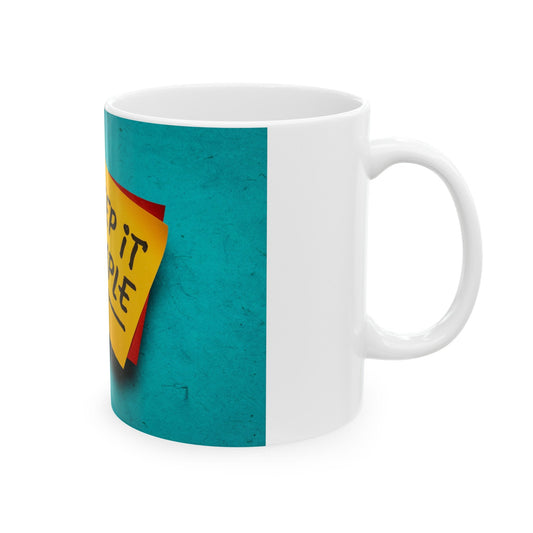 Minimalist White Ceramic Mug: Classic Housewarming Gift for Coffee & Tea Lovers, Friends, Couples - Toddcraft