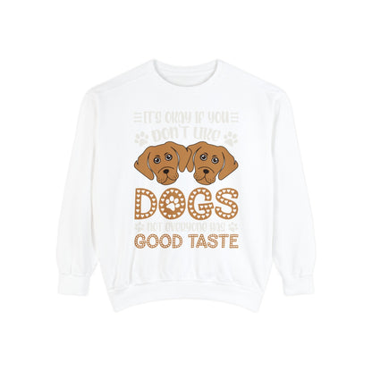 Humorous Dog Lover's Retro Sweatshirt - Funny Unisex Gift for Pet Enthusiasts - Toddcraft