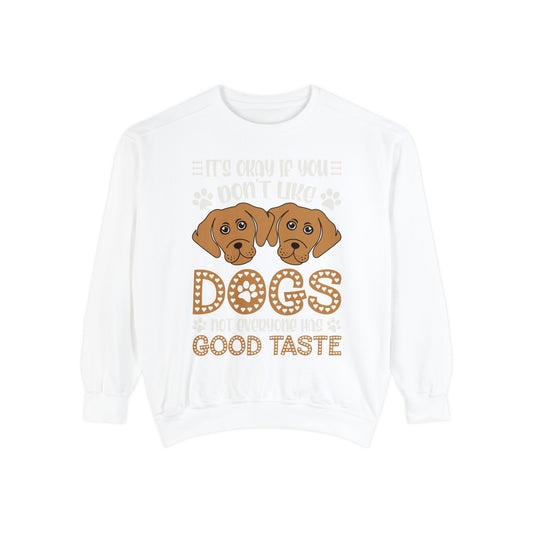 Humorous Dog Lover's Retro Sweatshirt - Funny Unisex Gift for Pet Enthusiasts - Toddcraft