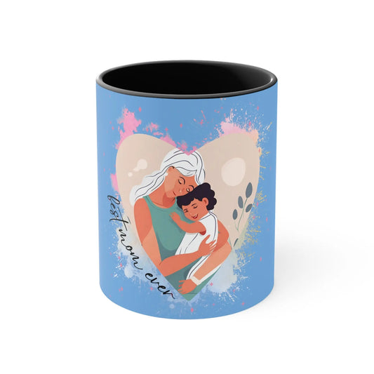 Best Mom Ever Mug Floral Elegance Coffee Cup Gift for Mother's Day, Birthday, Mom, Ceramic Tea Mug - Toddcraft