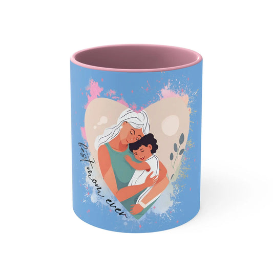 Best Mom Ever Mug Floral Elegance Coffee Cup Gift for Mother's Day, Birthday, Mom, Ceramic Tea Mug - Toddcraft