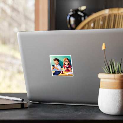 1st Grade Teacher Kiss-Cut Vinyl Decal: Personalized Education-Themed Sticker for Classroom Supplies - Toddcraft