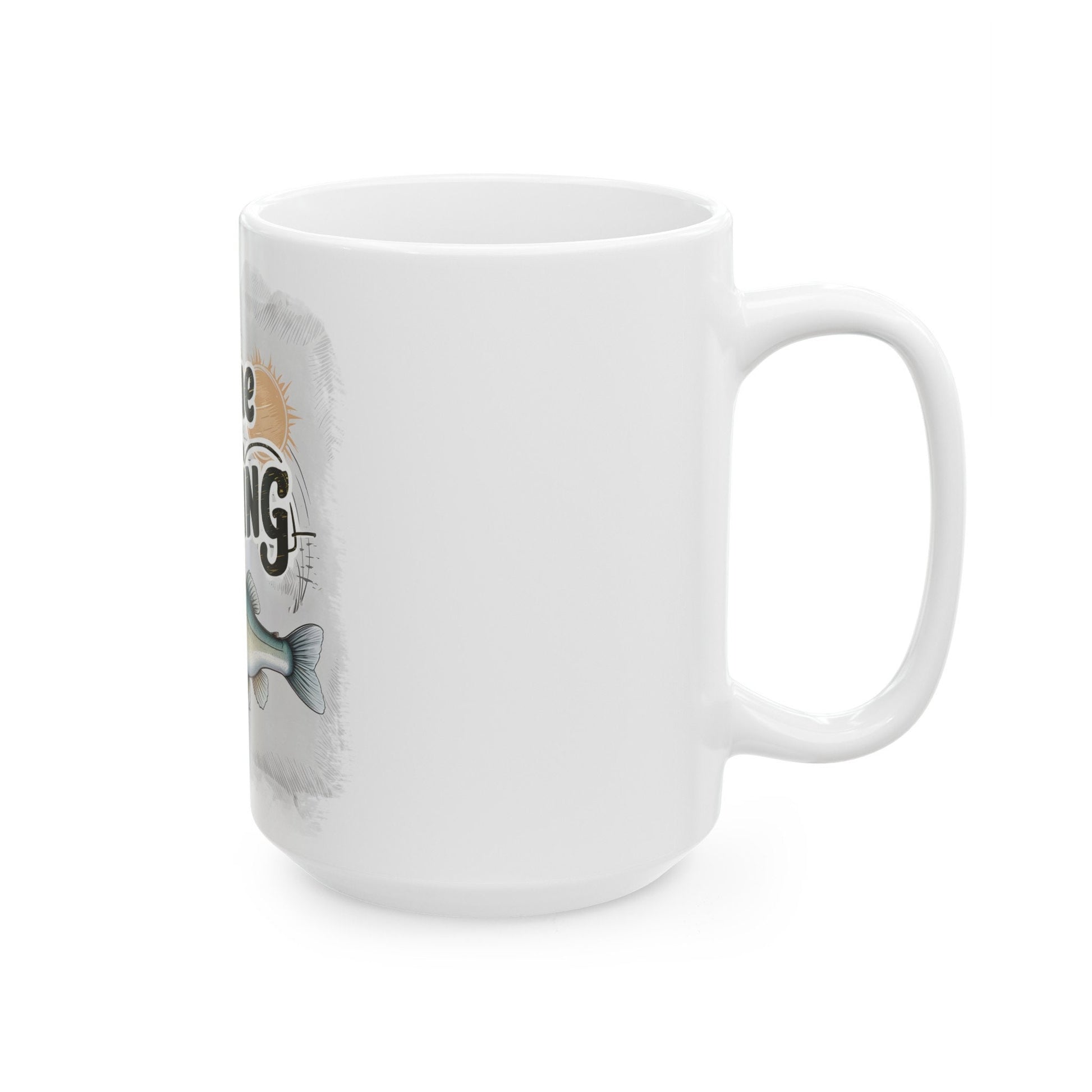 Walleye Fishing Mug: 11oz & 15oz Ceramic Cup for Anglers - Unique Fish Design Gift for Outdoor Enthusiasts - Toddcraft